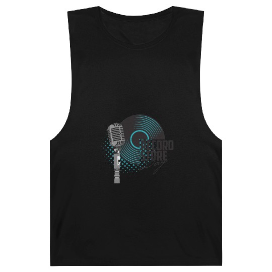 guitar and a microphone for the concert Barnard Tanks