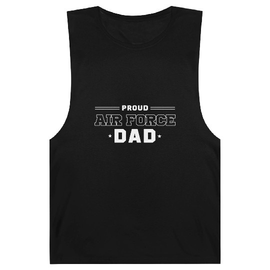Proud Us Air Force Dad Military Pride Barnard Tanks