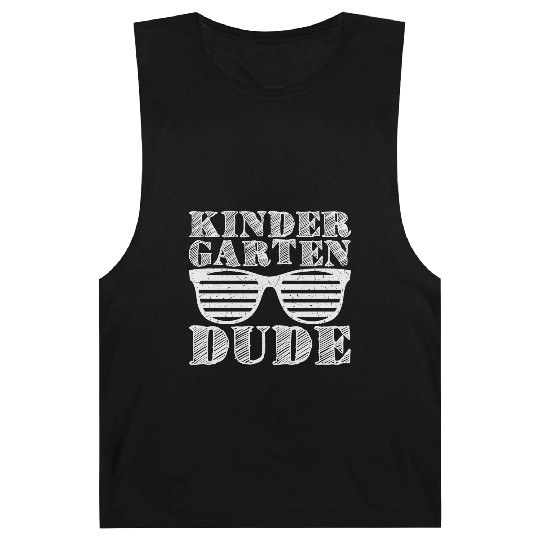 Back to School First Day of School Kindergarten Barnard Tanks