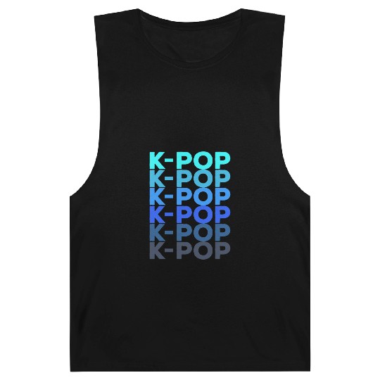 K-POP blue repetition from WhatTheKpop Barnard Tanks