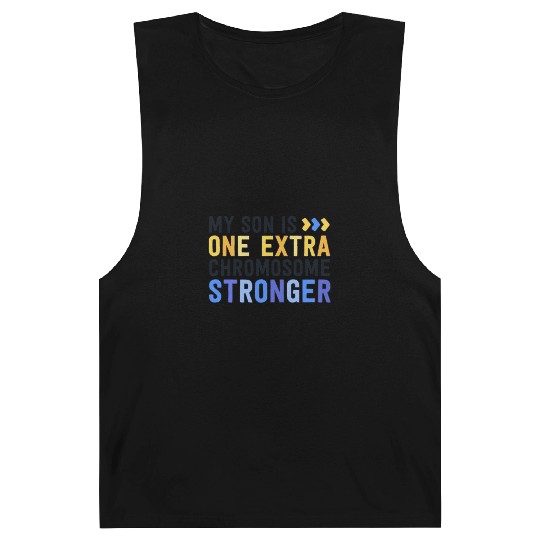 Family Down Syndrome Awareness My Son One Extra Barnard Tanks