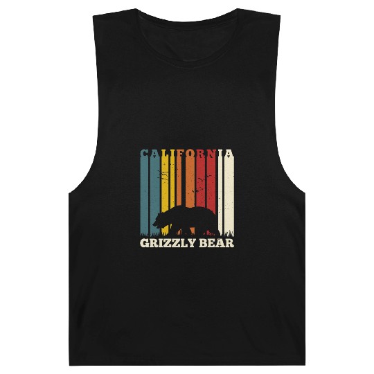 California Bear Retro Barnard Tanks