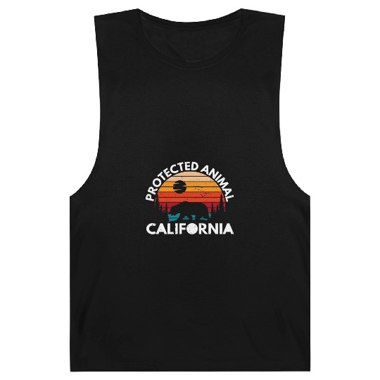 California Bear Retro Barnard Tanks