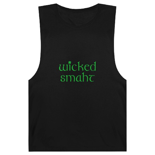 Wicked Smaht Irish Boston Barnard Tanks