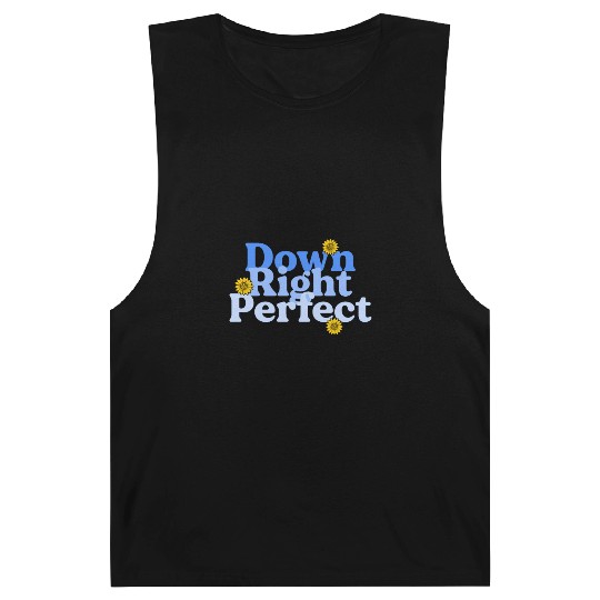 Down Right Perfect Sunflower World Down Syndrome Barnard Tanks