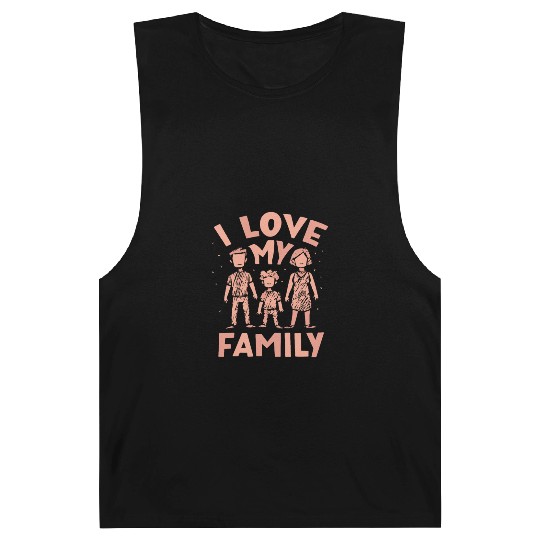 I Love My Family Families Gathering Reunion Barnard Tanks