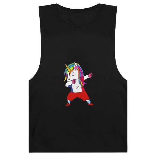 France Soccer Dabbing Gift Barnard Tanks