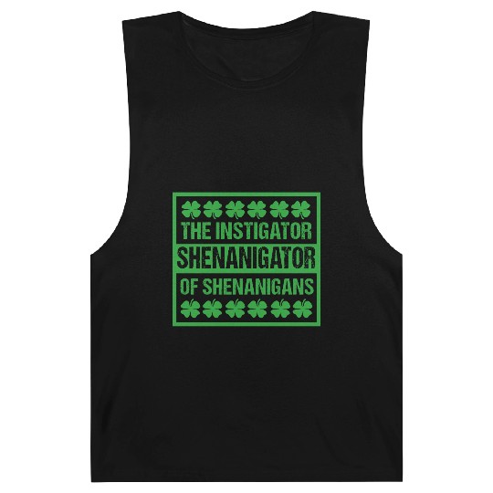Funny Shenanigans St Patricks Day Shenanigator Barnard Tanks