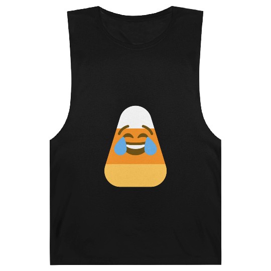 Laughing Candy Corn Halloween Costume Barnard Tanks