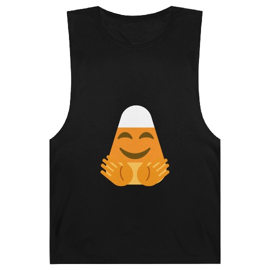 Hug Hugging Candy Corn Halloween Costume Barnard Tanks