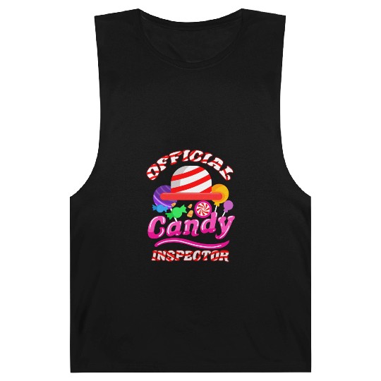 Official Candy Inspector For Halloween Barnard Tanks