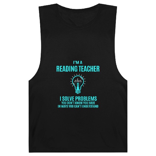 Reading Teacher Barnard Tanks - I Solve Problems Gift It