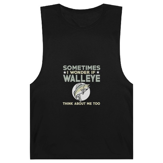 Funny Walleye Fishing Lover Barnard Tanks