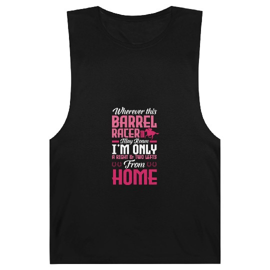 Funny Barrel Horse Race Horse Racing Gift Idea Barnard Tanks
