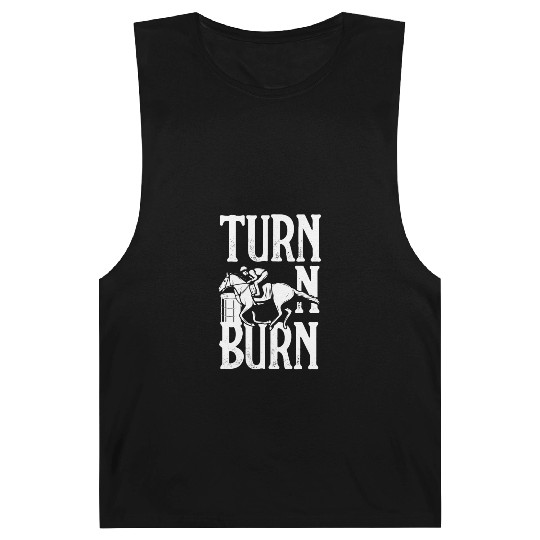 Funny Barrel Horse Race Horse Racing Gift Idea Barnard Tanks