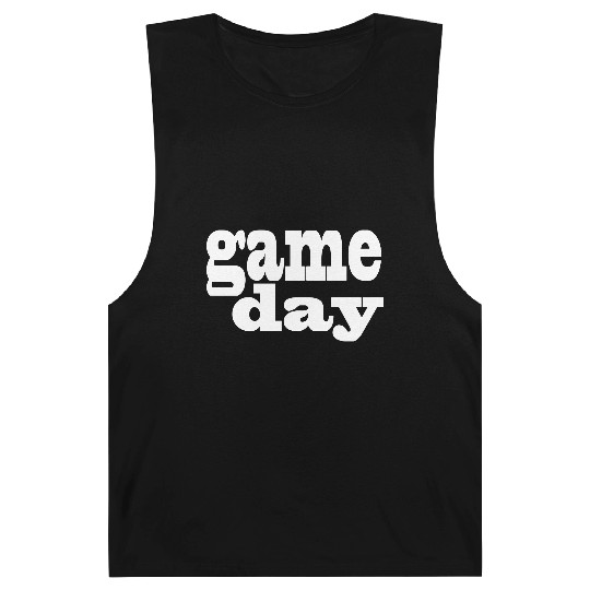 Game Day - white letters Barnard Tanks