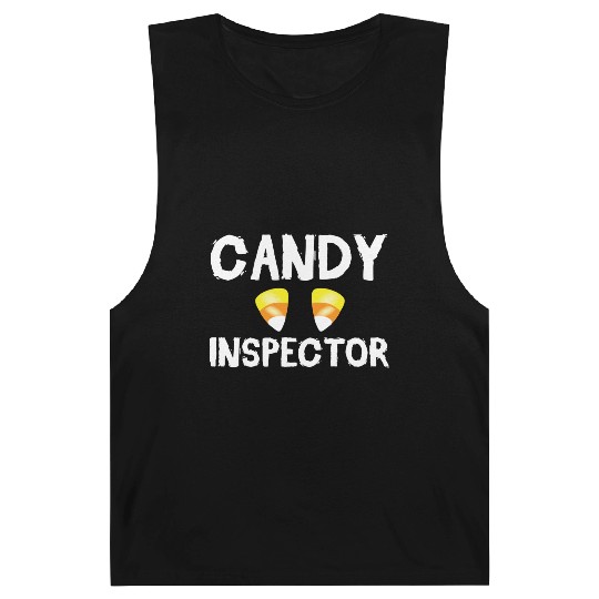 Candy Inspector Spooky Halloween Trick Or Treat Barnard Tanks