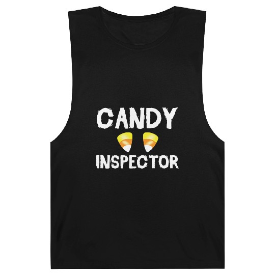 Candy Inspector Spooky Halloween Trick Or Treat Barnard Tanks