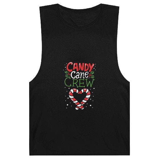 Candy Cane Crew Christmas Sweet Mistletoe Holiday Barnard Tanks