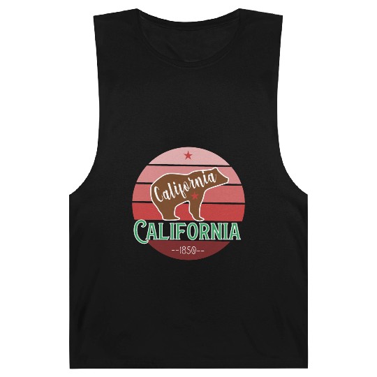 California Bear Flag Barnard Tanks