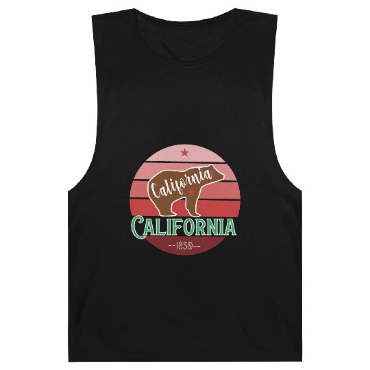 California Bear Flag Barnard Tanks