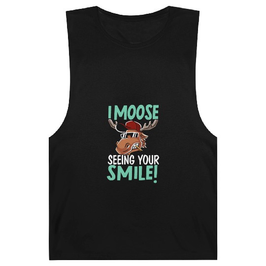 I Moose Seeing Your Smile Animal Alces Elk Deer Barnard Tanks