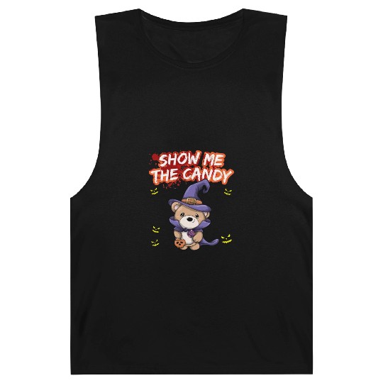 Show Me The Candy Halloween Costume Trick Or Treat Barnard Tanks