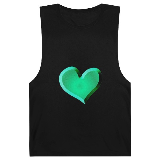 green heart icon glitter green Barnard Tanks
