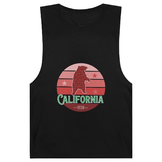 California Bear Flag Barnard Tanks
