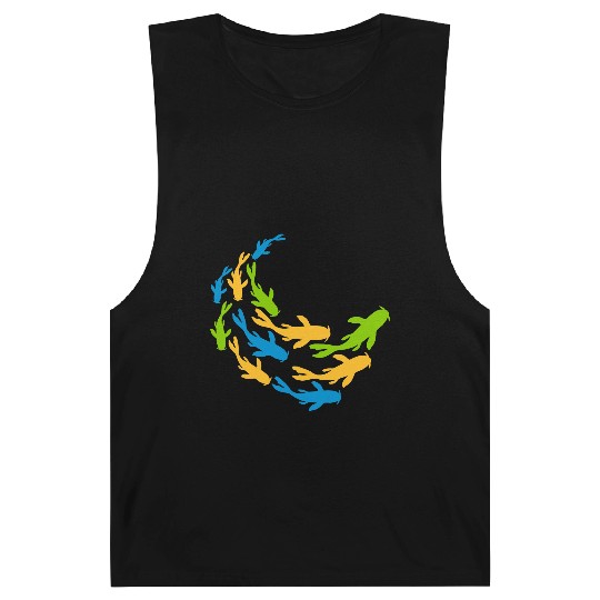 colorful shoal koi fish Barnard Tanks