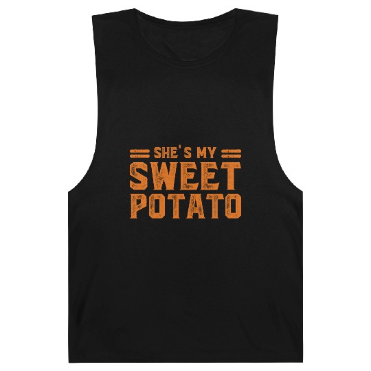 She s My Sweet Potato Barnard Tanks