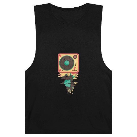 Vinyl Music Lover DJ Vinyl Record Barnard Tanks