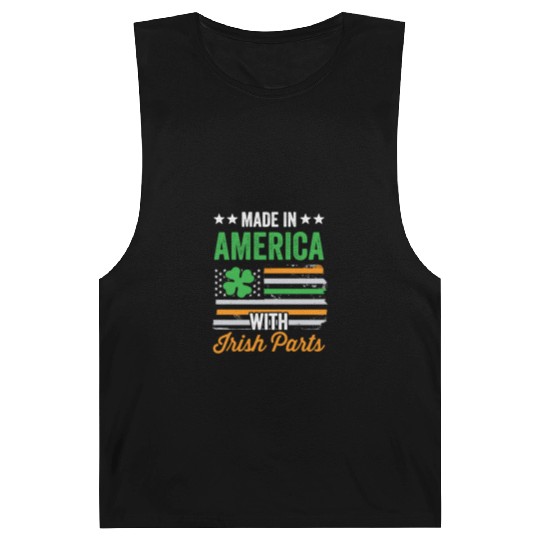 Made In America With Irish Parts Ireland Gaelic Barnard Tanks