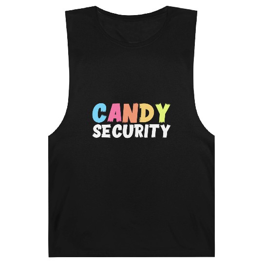 Candy Security Funny Halloween Costume For Parents Barnard Tanks