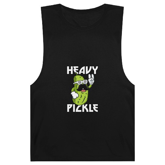 Heavy Pickle Metal Fan Metalhead Barnard Tanks