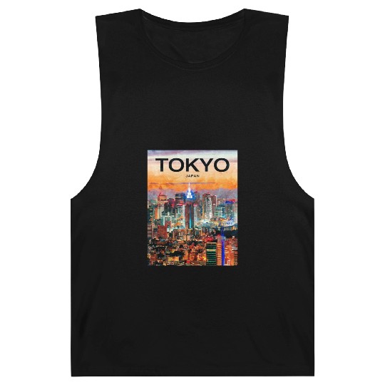 Tokyo, Japan, Skyline Barnard Tanks