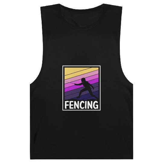 Fencing Sport Duel En Garde Foil Barnard Tanks