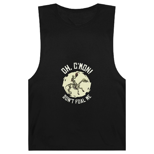 Halloween Cowboy Skeleton Foal Horse Riding Barnard Tanks