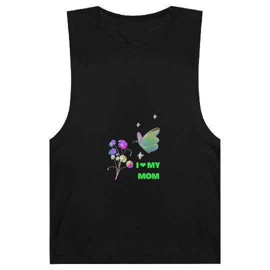 i love you mom dad stylish name Barnard Tanks