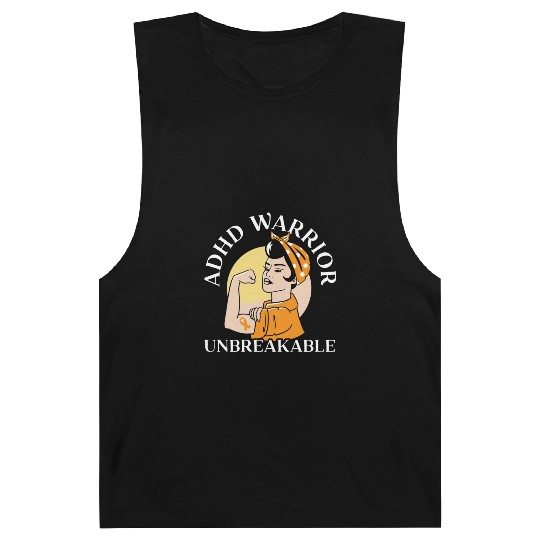 ADHD Warrior Unbreakable Embrace Neurodiversity Barnard Tanks