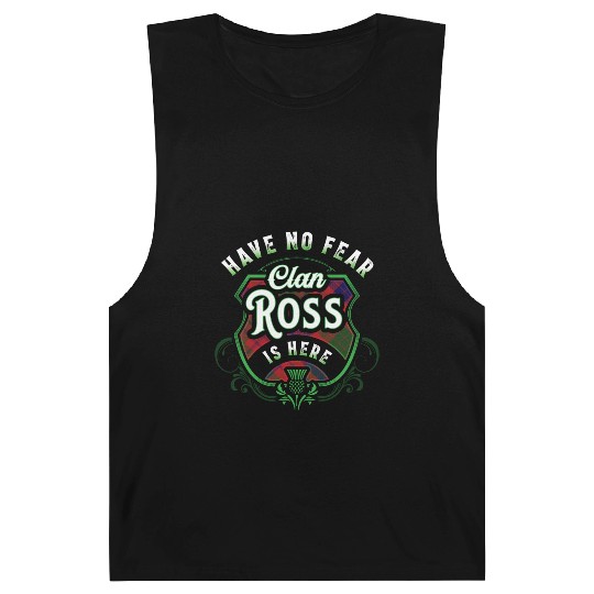 Funny Scottish Clan Ross Tartan Have No Fear Barnard Tanks