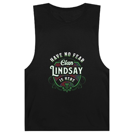 Funny Scottish Clan Lindsay Tartan Have No Fear Barnard Tanks