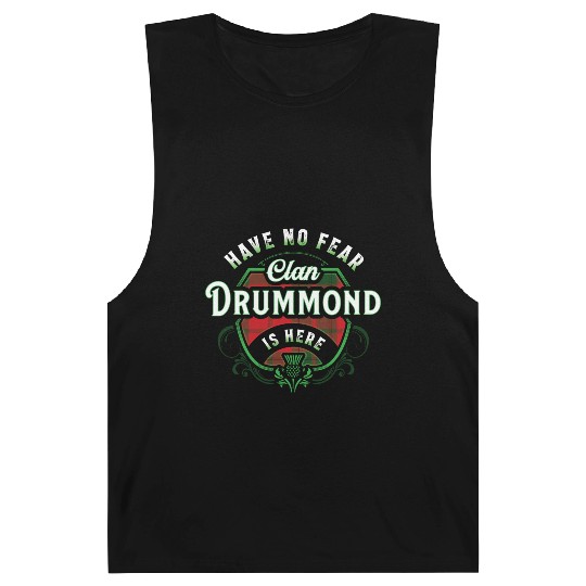 Funny Scottish Clan Drummond Tartan Have No Fear Barnard Tanks