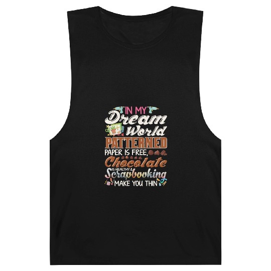 In My Dream World Patterned Paper Free Funny Barnard Tanks