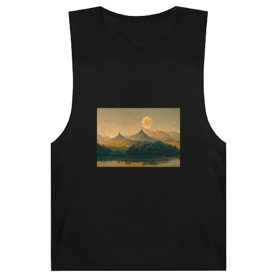 Golden Mountains Asia Landscape Painting Barnard Tanks
