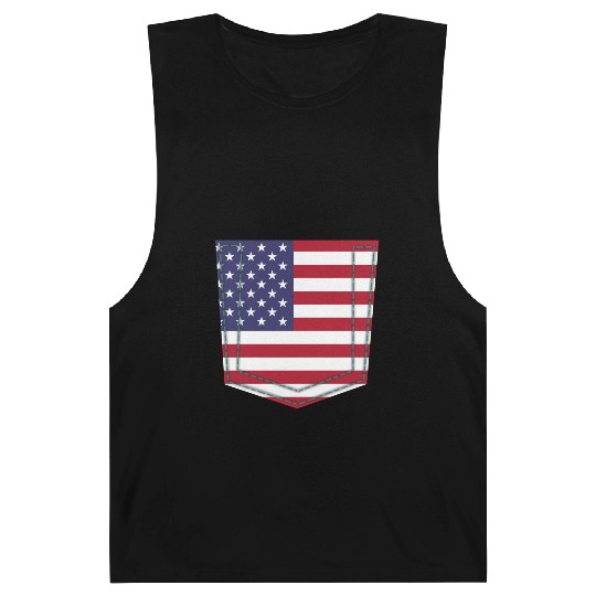 USA pocket flag Barnard Tanks