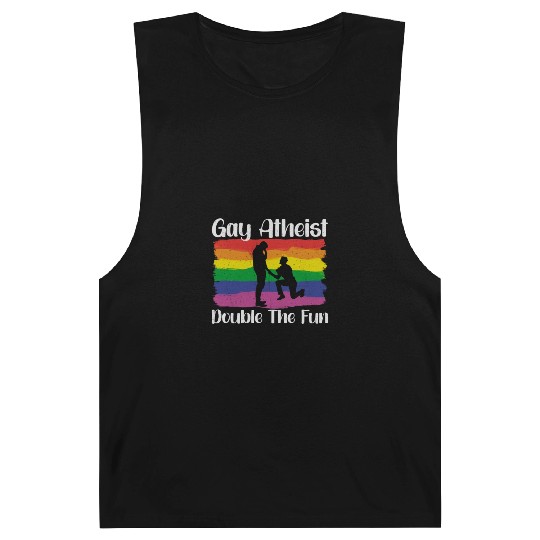 Gay LGBTQ Atheist Atheism Anti Religion Securalism Barnard Tanks