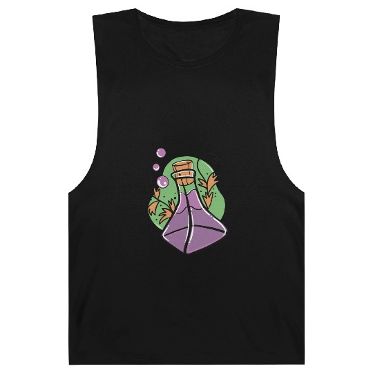 A glass of purple poison with Fall leaves Barnard Tanks