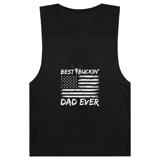 Dad Ever Barnard Tanks Deer Hunting Bucking Father Gifts