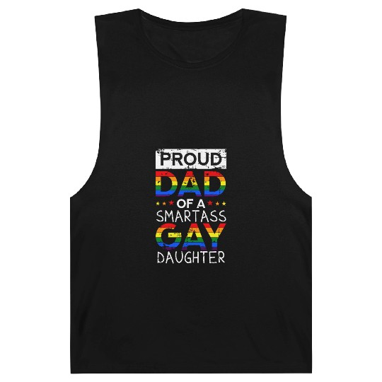 Proud Dad of a smartass gay daughter Barnard Tanks